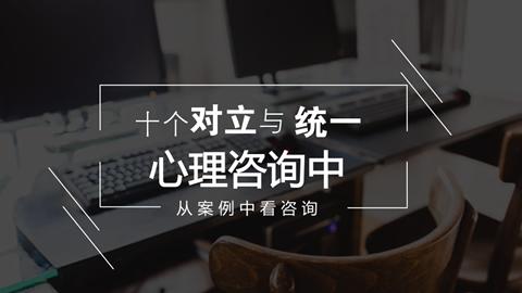 心理咨询中的十个对立和统一