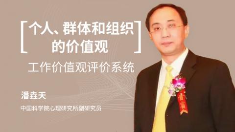 个人、群体和组织的价值观——工作价值观评价系统