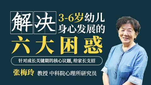 张梅玲：解决3-6岁幼儿身心发展的六大困惑