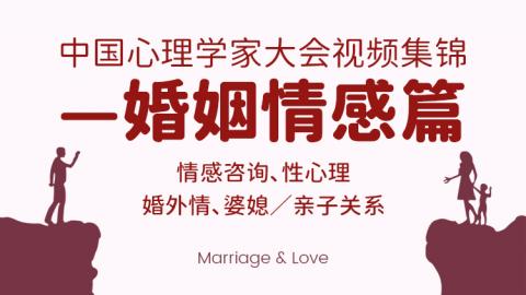 中国心理学家大会视频集锦之 婚姻情感篇